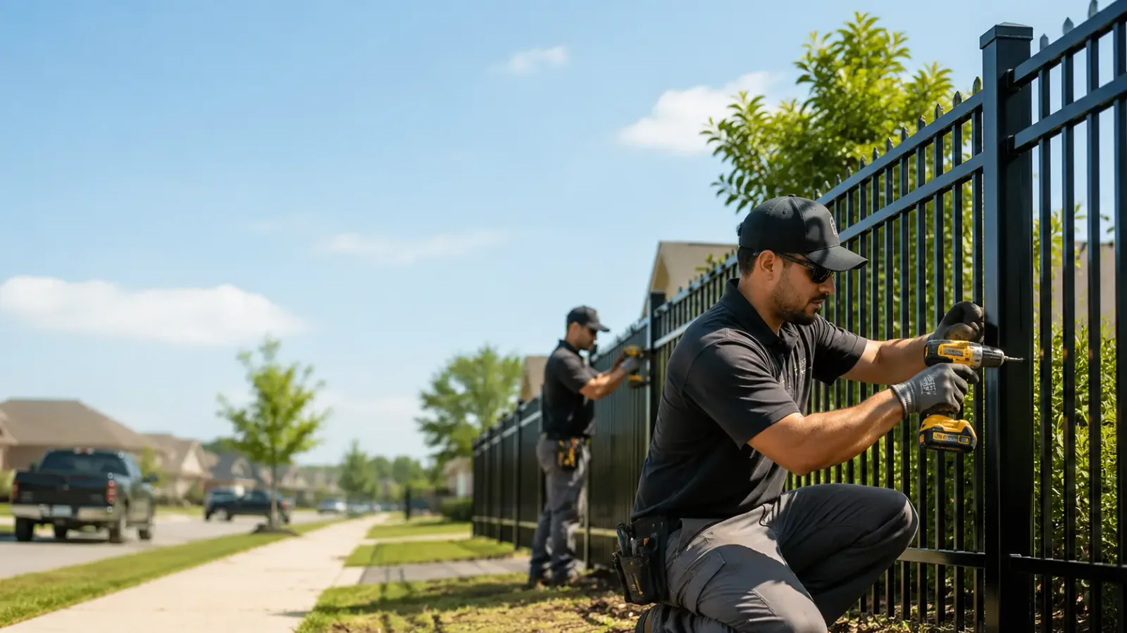 Metal Fence Installation in Suffern, NY